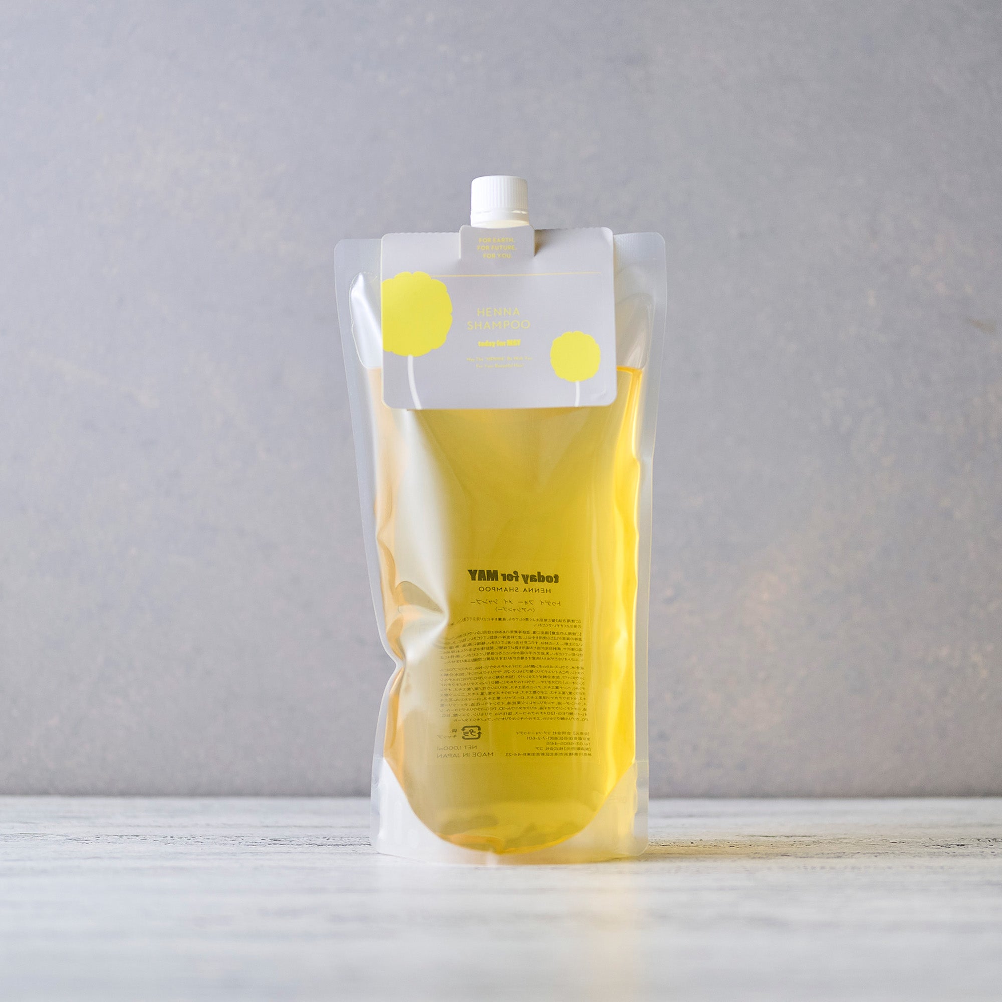 May　シャンプー&amp;トリートメント today for MAY】henna - shampoo- レフィル 295ml | t