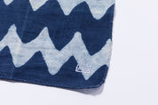 muni* - Block Print Handkerchief - indigo